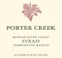 Porter Creek Timbervine Ranch Syrah 2002  Front Label