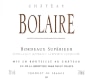 Chateau Bolaire  2008 Front Label