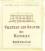 Chateau Les Graves de Barrau  2002 Front Label