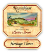 Rosenblum Cellars Heritage Clones Petite Sirah 2004 Front Label