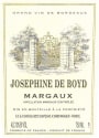 Chateau Boyd-Cantenac Josephine de Boyd 2006 Front Label