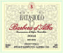 Beni di Batasiolo Barbera d'Alba 2004 Front Label