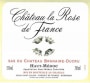Chateau Branaire-Ducru Chateau La Rose de France 2001 Front Label