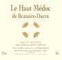Chateau Branaire-Ducru Le Haut Medoc 2012 Front Label