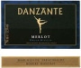 Danzante Merlot 2004 Front Label