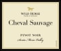 Wild Horse Cheval Sauvage Pinot Noir 2014 Front Label