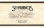 St. Francis Merlot 2002 Front Label