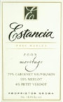 Estancia Meritage Red 2003 Front Label