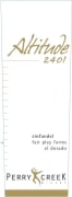 Perry Creek Altitude 2401 Zinfandel 2011  Front Label