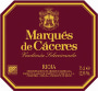 Marques de Caceres Rioja Crianza 2003 Front Label