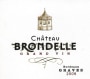 Chateau Brondelle Grand Vin Blanc 2009 Front Label