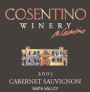 Cosentino Napa Cabernet Sauvignon 2003 Front Label