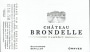 Chateau Brondelle Classic Blanc 2011 Front Label