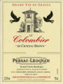 Chateau Brown Le Colombier 2012 Front Label