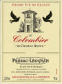 Chateau Brown Le Colombier 2007 Front Label