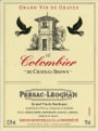 Chateau Brown Le Colombier 2006 Front Label