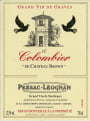 Chateau Brown Le Colombier 2004 Front Label