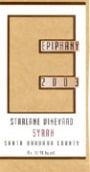 Epiphany Starlane Vineyard Syrah 2003 Front Label