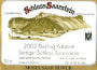 Schloss Saarstein Riesling Kabinett 2002 Front Label