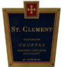 St. Clement Oroppas 2003 Front Label