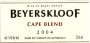 Beyerskloof Cape Blend 2004 Front Label