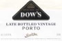 Dow's Late Bottled Vintage 2000 Front Label