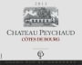 Chateau Peychaud Cotes de Bourg 2013 Front Label