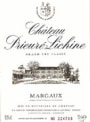 Chateau Prieure-Lichine  2003 Front Label