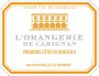 Chateau Carignan L'Orangerie de Carignan 2013 Front Label