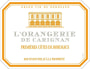 Chateau Carignan L'Orangerie de Carignan 2012 Front Label