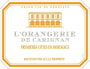 Chateau Carignan L'Orangerie de Carignan 2010 Front Label