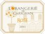 Chateau Carignan L'Orangerie de Carignan Rose 2011 Front Label