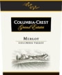Columbia Crest Grand Estates Merlot 2004 Front Label
