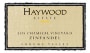 Haywood Los Chamizal Zinfandel 2004 Front Label