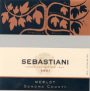 Sebastiani Merlot 2001 Front Label