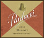 Parducci Merlot 2004 Front Label