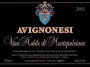 Avignonesi Vino Nobile di Montepulciano (375ML half-bottle) 2003 Front Label