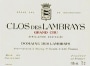 Domaine des Lambrays Les Loups Clos Des Lambrays 2004 Front Label