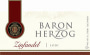 Baron Herzog Zinfandel (OU Kosher) 2004 Front Label