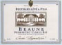 Bouchard Aine & Fils Beaune Clos du Roi Cuvee Signature 2003 Front Label