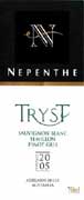 Nepenthe The Tryst White 2005 Front Label