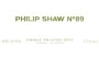 Philip Shaw No.89 2004 Shiraz Viognier 2003 Front Label