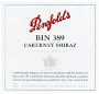 Penfolds Bin 389 Cabernet-Shiraz 2004 Front Label