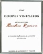 Cooper Vineyards Estate Riserva Barbera 2013  Front Label