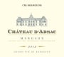 Chateau d'Arsac  2012 Front Label