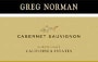 Greg Norman Estates California Estates Cabernet Sauvignon 2004 Front Label