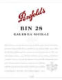 Penfolds Kalimna Bin 28 Shiraz 2004 Front Label