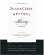 Jacob's Creek Reserve Shiraz 2004 Front Label