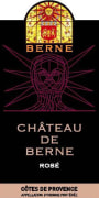 Chateau De Berne Cotes de Provence Rose 2015 Front Label