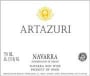 Artazu Artazuri Garnacha 2005 Front Label